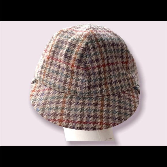 Vintage Hat Wool Plaid Men’s Sherlock Cap - Picture 5 of 9